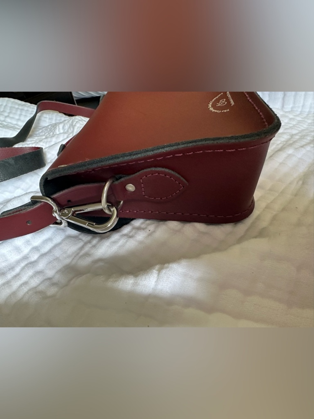 The Cambridge Satchel Company -The Mini in Oxblood - Picture 3 of 14
